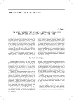 PRESENTING THE COLLECTION