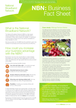 NBN: Business Fact Sheet