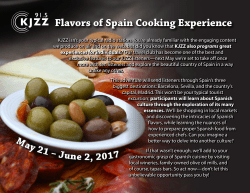 Flavors of Spain Cooking Experience