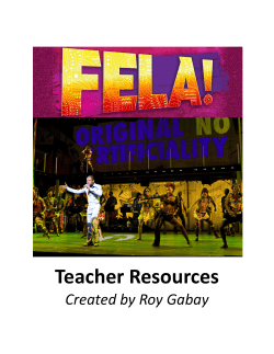 Teacher Resources - Society for the Performing Arts