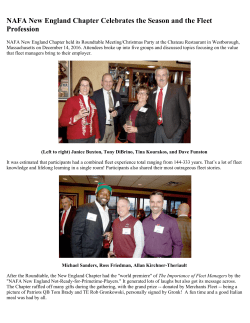 NAFA New England Chapter Celebrates the Season and the Fleet