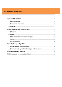 E-‐2: Area affected by erosion