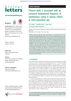 Preterm birth is associated with an increased fundamental frequency