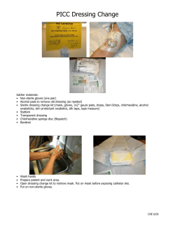 PICC Dressing Change