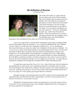 My Definition of Success - Voice of English