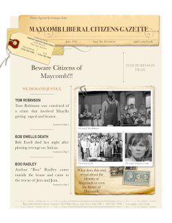 Beware the citizens of Maycomb