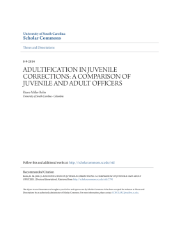 adultification in juvenile corrections: a