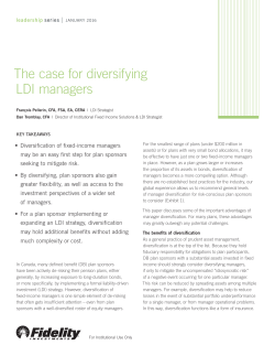 The case for diversifying LDI managers
