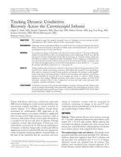 Tracking dynamic conduction recovery across the