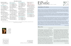 Living Between Two Advents Mission News