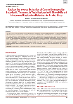 Radioactive Isotope Evaluation of Coronal