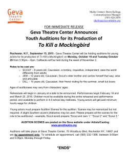 To Kill a Mockingbird