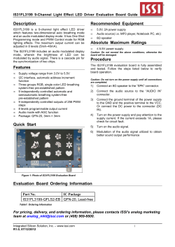 IS31FL3199-QFLS2-EB Eval Board Guide R1.0