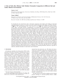 A Tale of Tails: How Histone Tails Mediate Chromatin Compaction in