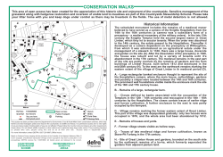 conservation walks - Defra, UK