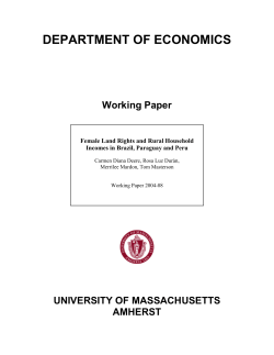 Draft: May 2003