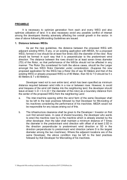 Micro Sitting Guidelines