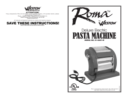 pasta machine