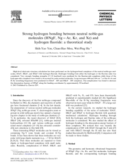 Strong hydrogen bonding between neutral noble