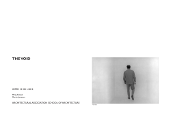 THE VOID - AA School