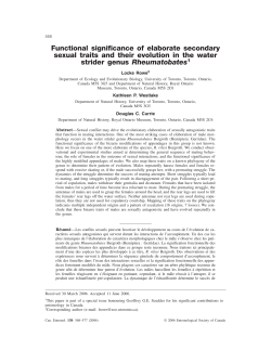 Functional significance of elaborate secondary sexual