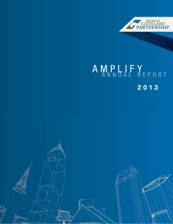 GCP Annual Report - The Greater Cleveland Partnership