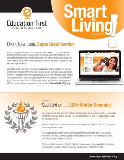 Fresh New Look, Same Great Service Spotlight on &hellip; 2014 Winter