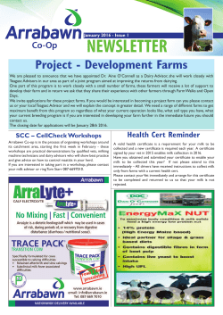 newsletter - Arrabawn Co-op