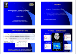 Sleep and residual cognitive processing in disorders of consciousness