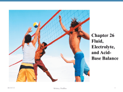 Chap. 26 Fluid, Elect, Acid Base V.9