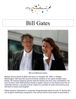 Bill Gates - Mr. Nussbaum