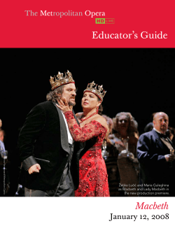 Educator`s Guide Macbeth