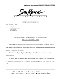 (512) 753-8006 Fax: (512) 753- 8031 email