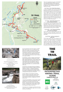the tr trail - Wolverine Nordic and Mountain Society