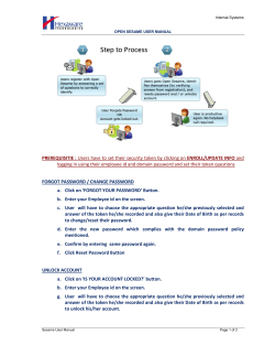 User Manual - Sign On