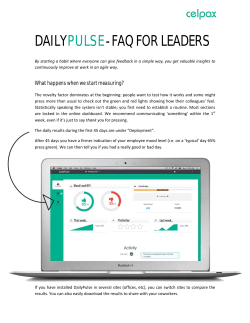 dailypulse faq for leaders
