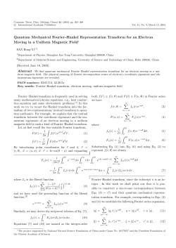 PDF - Communications in Theoretical Physics