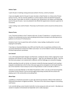 Governor Profiles - Grovelands Primary School