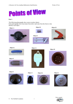 Part 1 The following photographs show some everyday objects