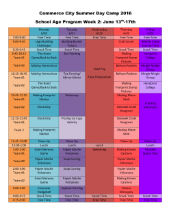 June 13th-17th - City of Commerce City