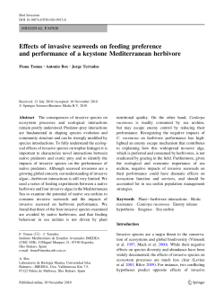 Tomas et al BiolInvasions