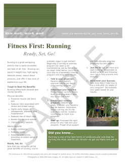 Fitness First: Running