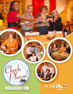 Check, Please!, WPBT - Miami
