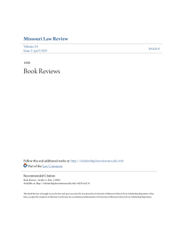 PDF - University of Missouri School of Law Scholarship Repository