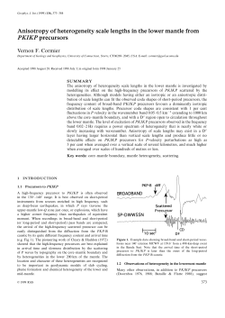 Anisotropy of heterogeneity scale lengths in the lower mantle from
