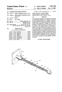Temperature sensing device