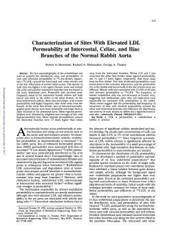 Characterization of Sites With Elevated LDL Permeability at