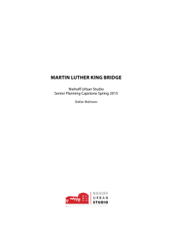 MARTIN LUTHER KING BRIDGE - University of Cincinnati