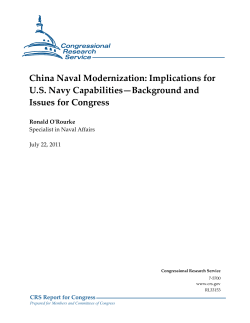 Chinese Naval Modernization