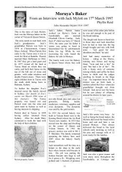 Mylott`s bakery - Moruya and District Historical Society